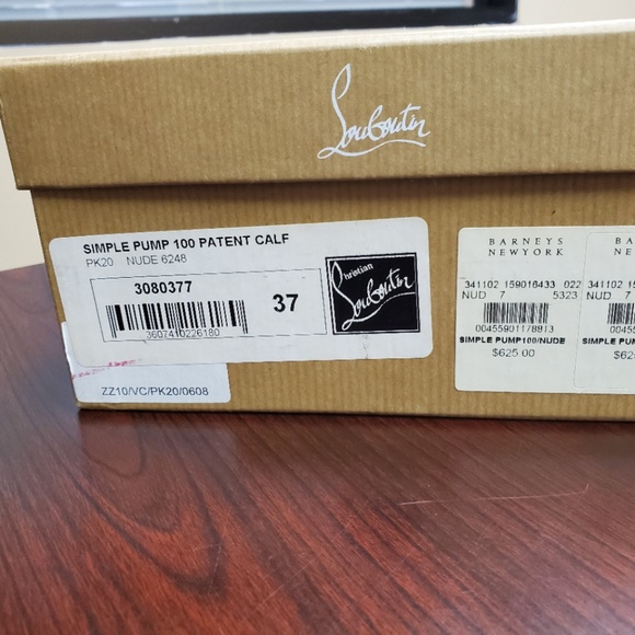 Christian Louboutin Nude Patent Pump 100 / PK20 - Picture 2 of 8